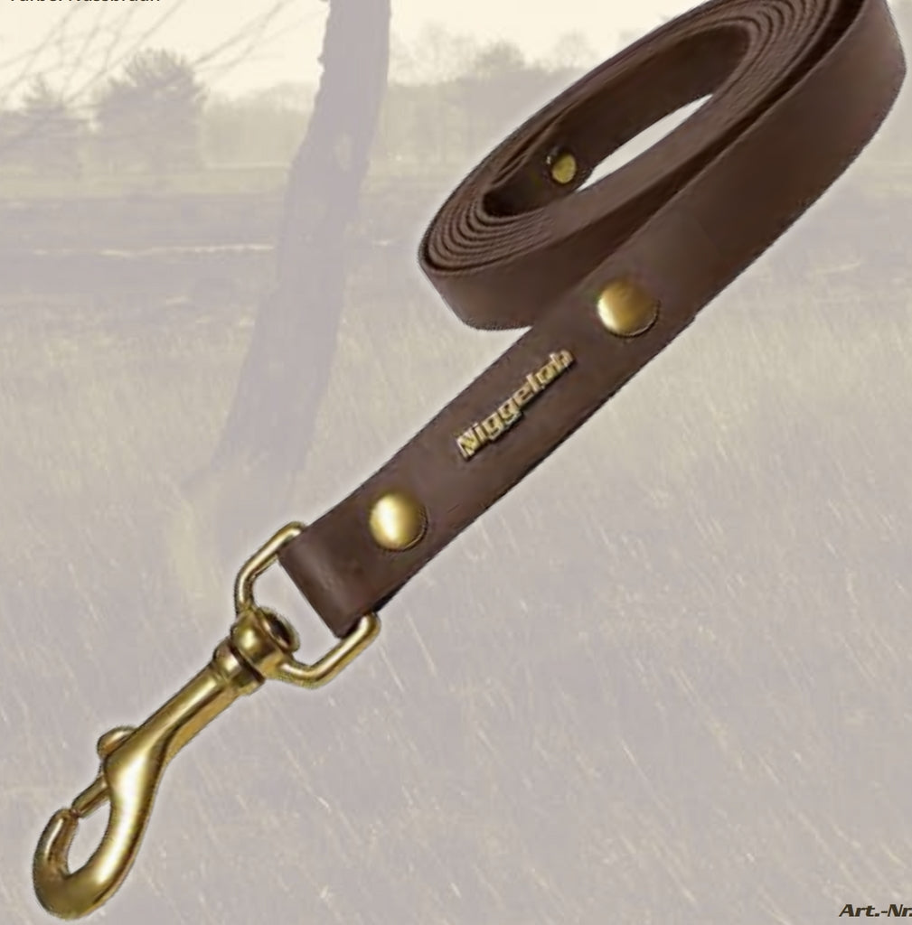 BIOTHANE NOBLE リード / BIOTHANE NOBLE LEAD WALNUT BROWN 全長3m