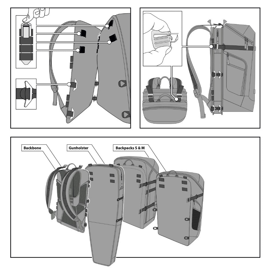 アルティメット ガン ホルスター / Ultimate Gun Holster HunTec CAMO