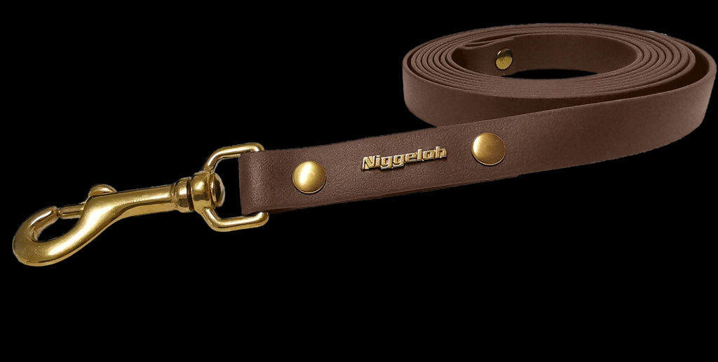 BIOTHANE NOBLE リード / BIOTHANE NOBLE LEAD WALNUT BROWN 全長3m