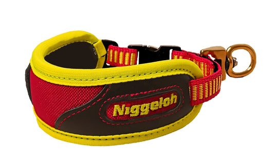 Niggeloh トレイル カラー レッド・イエロー / TRAIL Collar RED-YELLOW XSサイズ