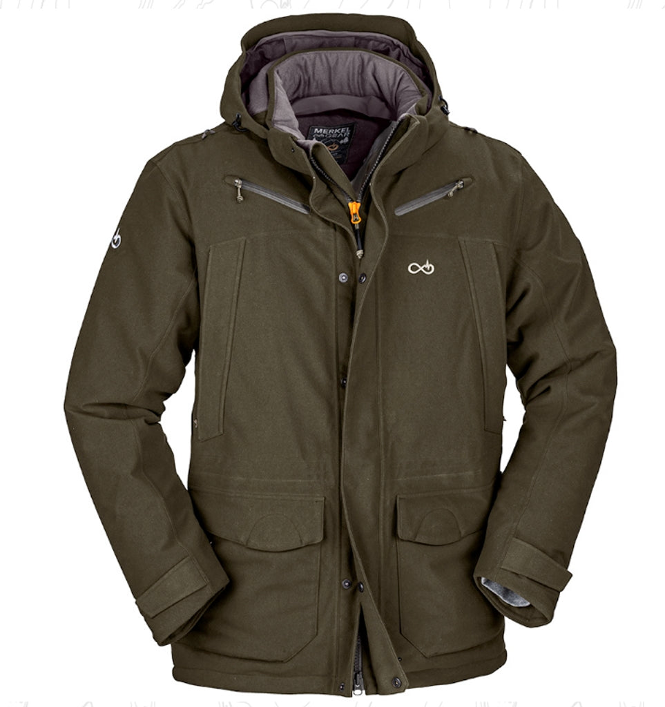 【特別価格】 Merkel Gear Expedition WNTR Parka (MEN) 防水 中綿 ウィンターパーカー メンズ オリーブ