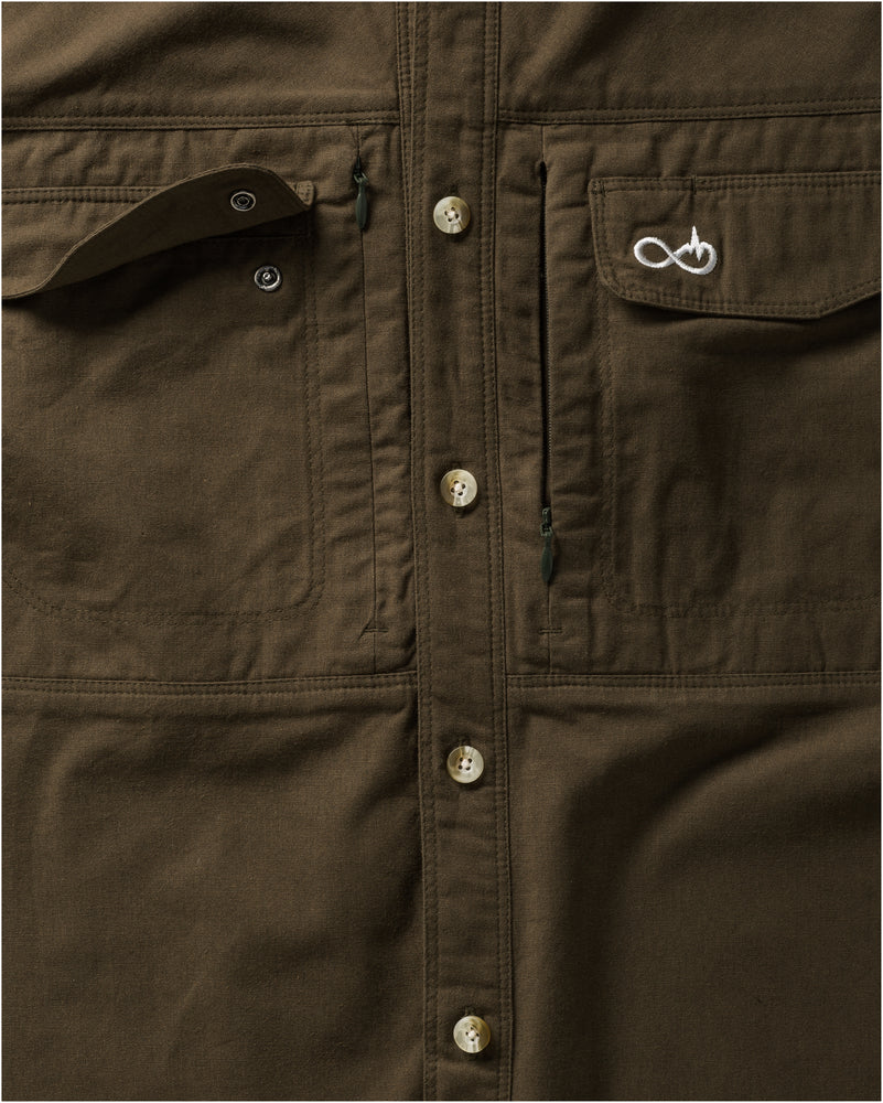 ILEX プロ コーデュラ シャツ 半袖 ブラウン / ILEX Pro Cordura Shirt Short Arm BROWN (Men) (stock sale)