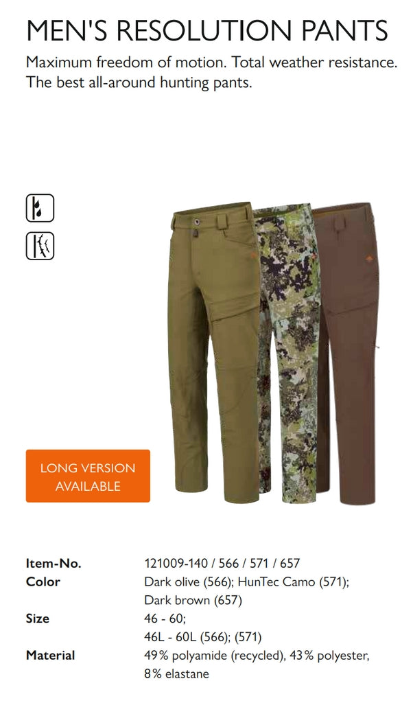 レゾソリューション パンツ HunTec Camo / Men's Resolution Trousers HunTec Camo