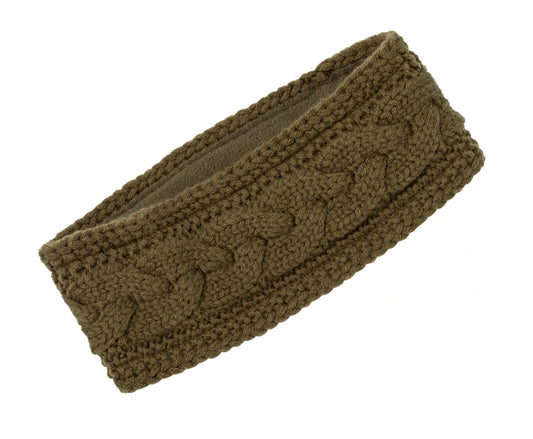 ヘッドバンド モス / CABLE-KNIT HEADBAND MOSS (WOMEN)