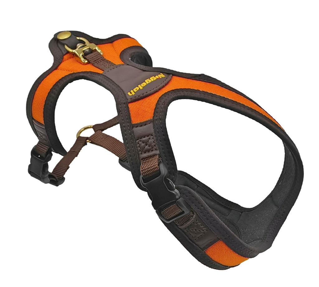 ハーネス FOLLOW Light オレンジ / Dog Harness FOLLOW Light ORANGE XXS, XS, S, Mサイズ