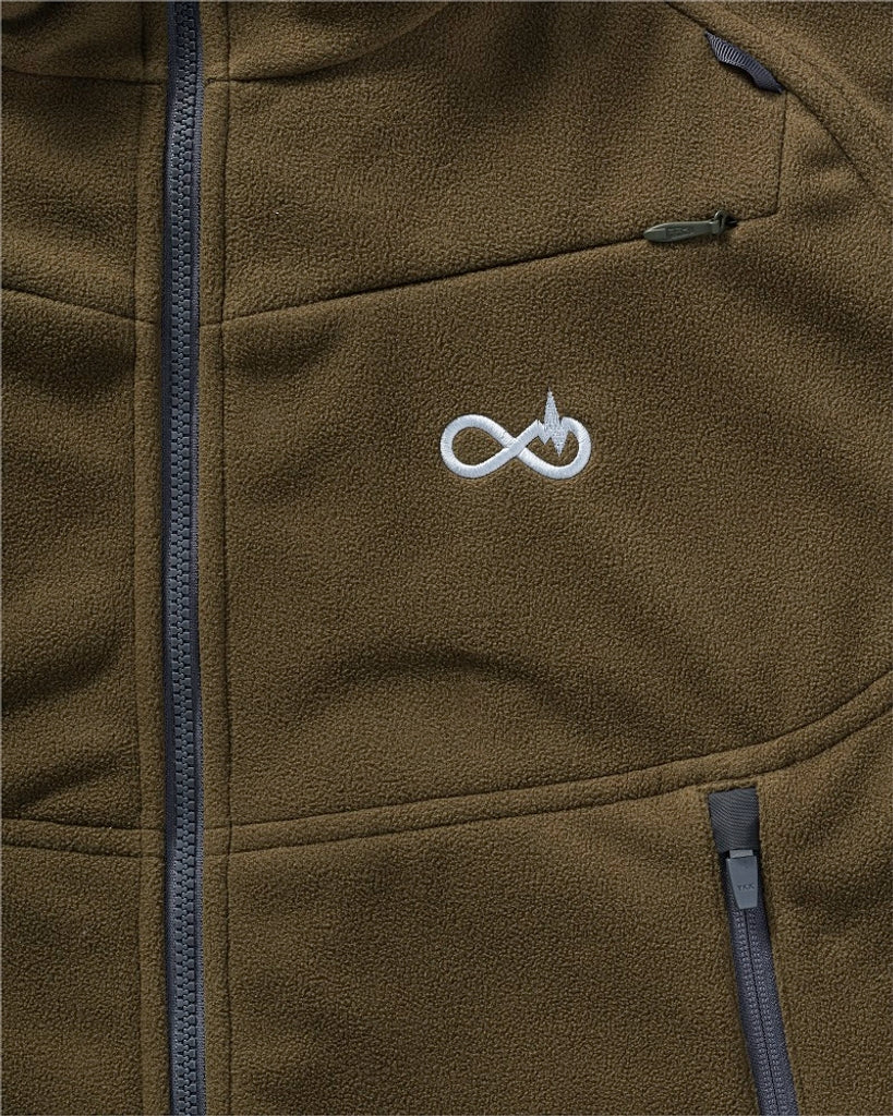 【狩猟生活2024 vo.17掲載】ヘリックス リバーシブル フリースジャケット インフィニティソリッド / HELIX REVERSIBLE FLEECE JACKET INFINITY SOLID (MEN)（リバーシブル） (stock sale)