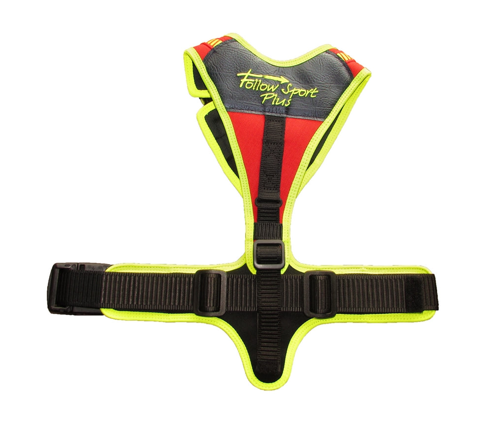 FCIチャンピオンとの共同開発】Niggeloh ハーネス FOLLOW Sport PLUS レッド・イエロー / Harness FOLLOW Sport PLUS RED-YELLOW S, M, L, XLサイズ