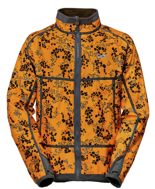 【狩猟生活2024 vo.17掲載】ヘリックス リバーシブル フリースジャケット インフィニティファイア / HELIX REVERSIBLE FLEECE JACKET INFINITY FIRE（リバーシブル）