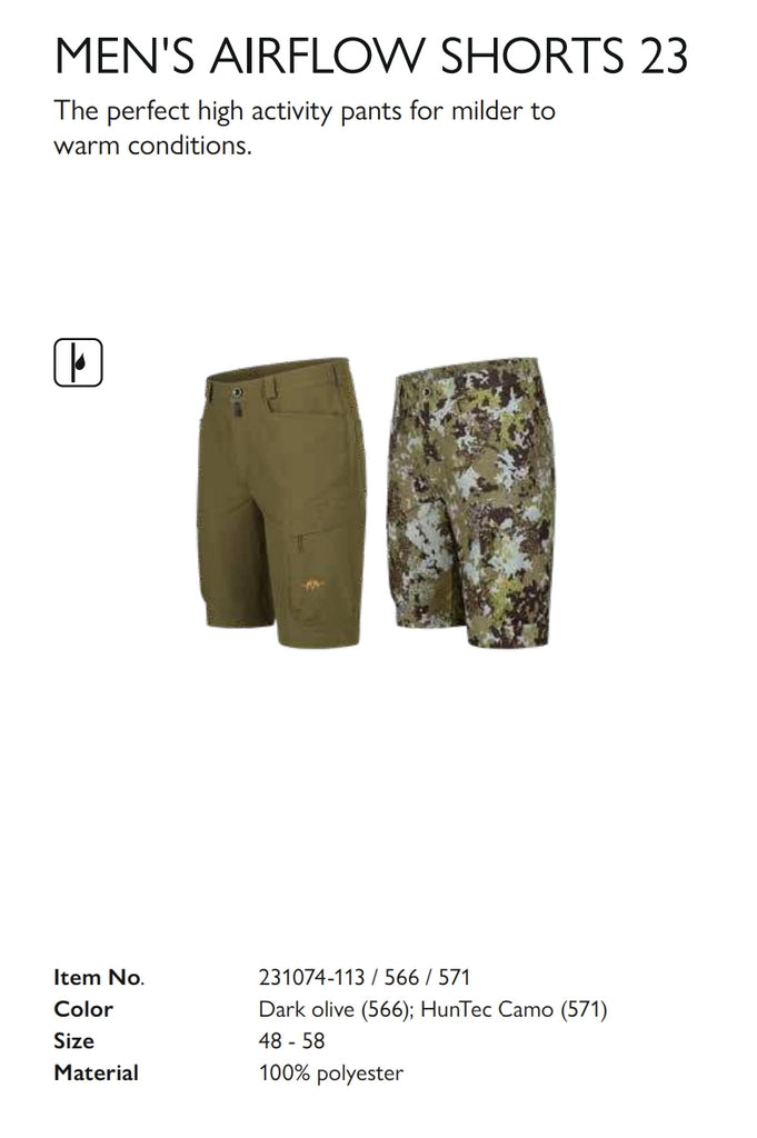 エアフロー ショーツ HunTec CAMO / Men's Airflow Shorts HunTec Camouflage