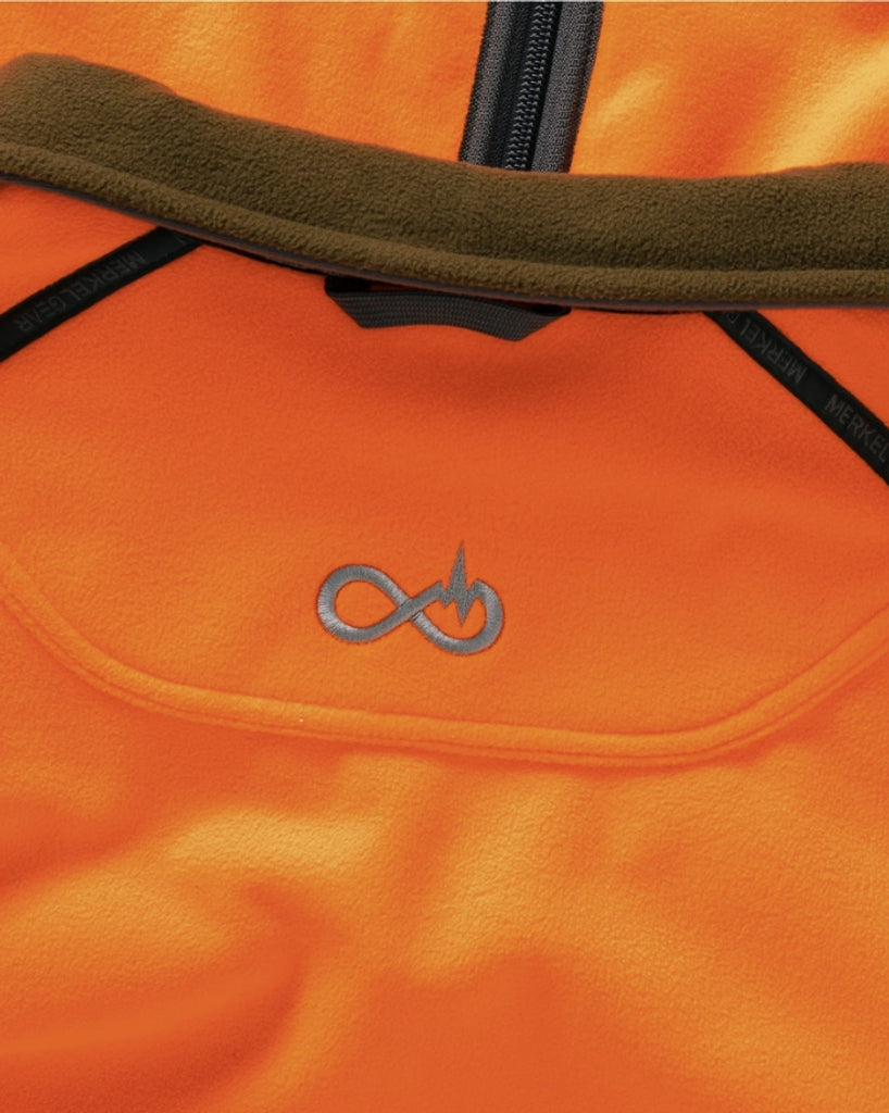 【Special Sale】Merkel Gear HELIX REVERSIBLE FLEECE JACKET OLIVE/ORANGE（WOMEN)