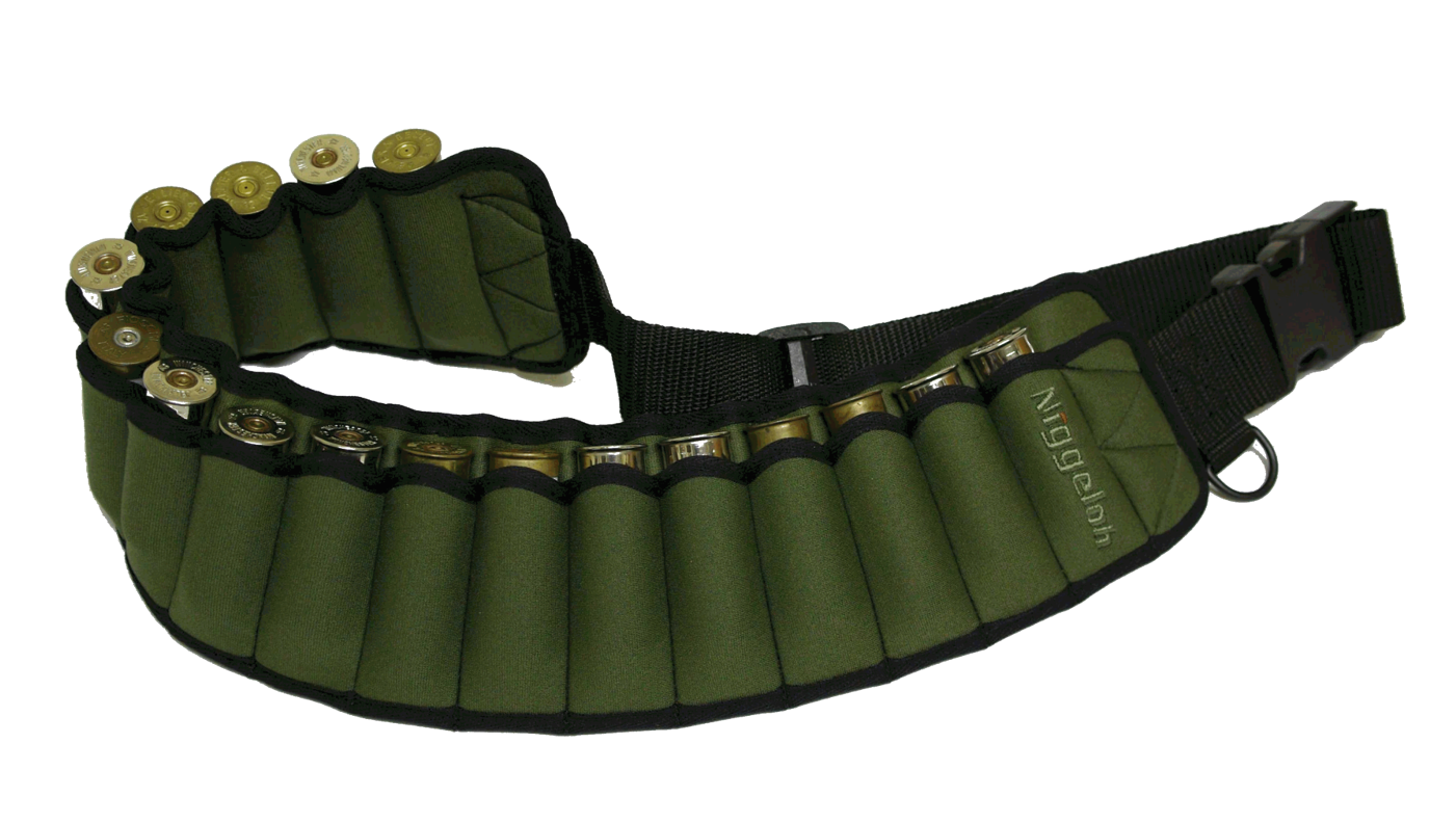 ショットガンシェルベルト オリーブ / SHOTGUN SHELL BELT OLIVE