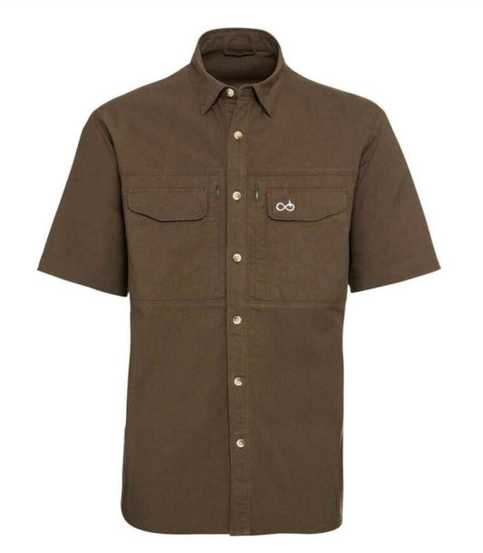 ILEX プロ コーデュラ シャツ 半袖 ブラウン / ILEX Pro Cordura Shirt Short Arm BROWN (Men) (stock sale)