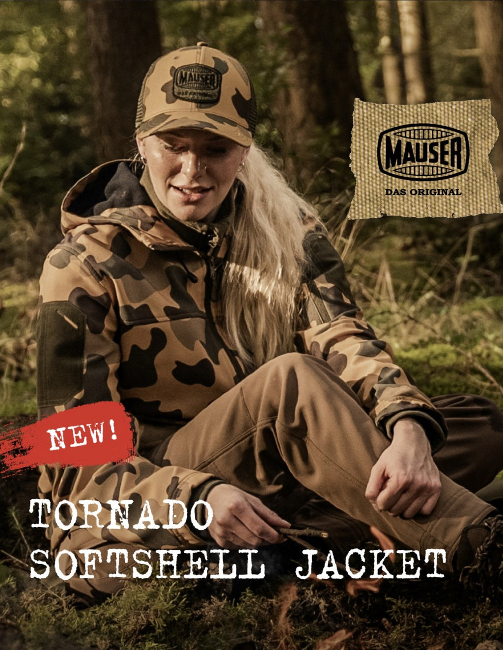 MAUSER Tornado Softshell Jacket CAMO