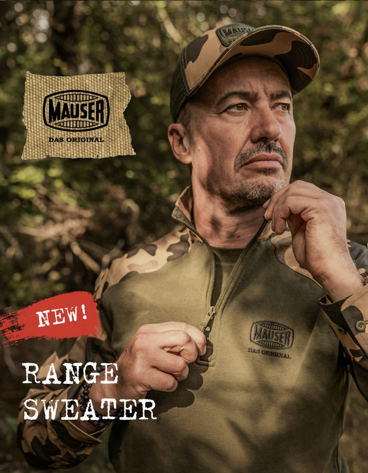 MAUSER Range Sweater OLIVE