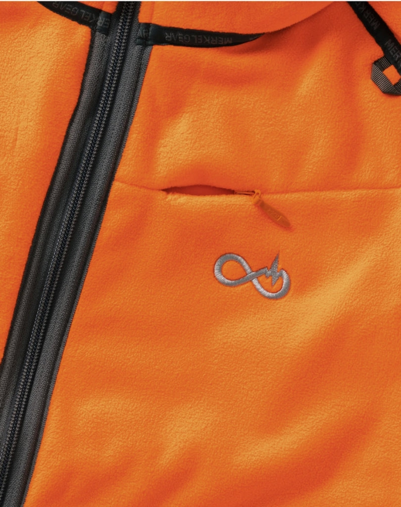 【Special Sale】Merkel Gear HELIX REVERSIBLE FLEECE JACKET OLIVE/ORANGE（WOMEN)