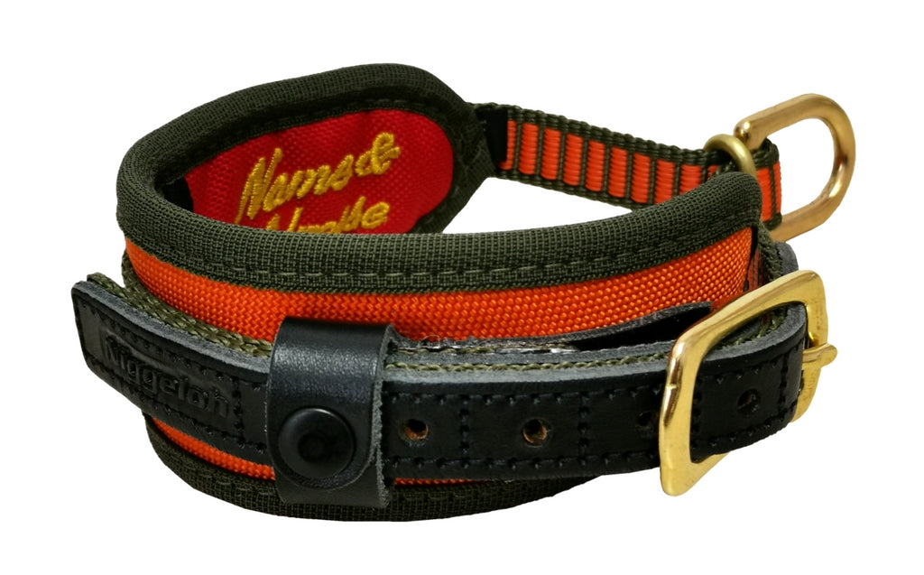 Niggeloh カラー デラックス オレンジ・オリーブ / Collar DELUXE ORANGE-OLIVE