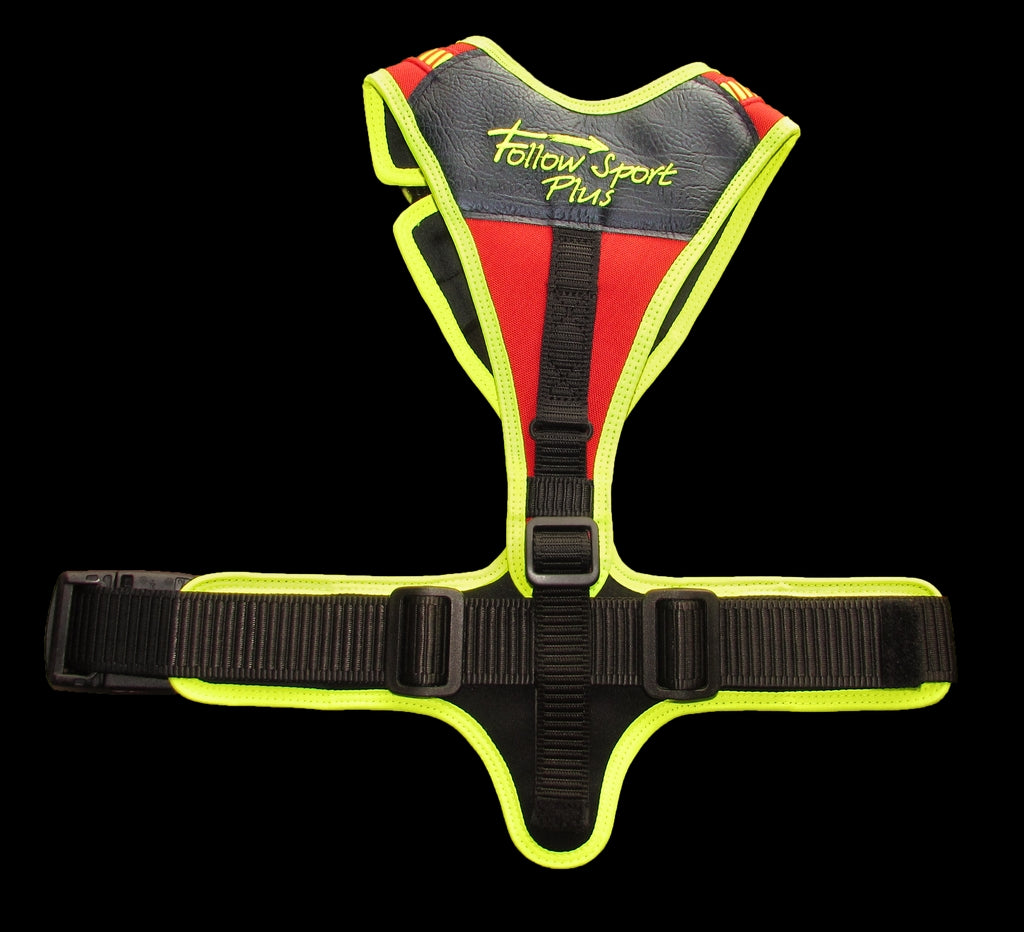 FCIチャンピオンとの共同開発】Niggeloh ハーネス FOLLOW Sport PLUS レッド・イエロー / Harness FOLLOW Sport PLUS RED-YELLOW S, M, L, XLサイズ