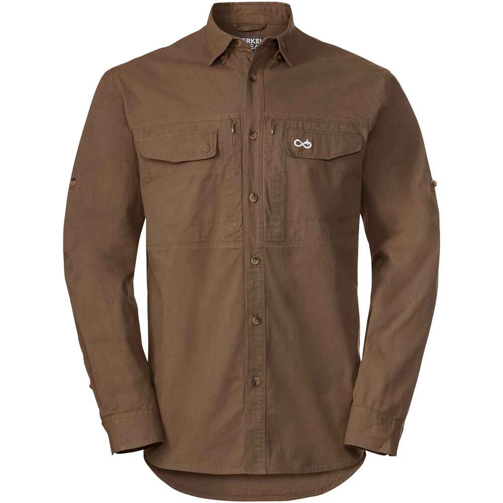 ILEX プロ コーデュラ シャツ 長袖 ブラウン / ILEX Pro Cordura Shirt Long Arm BROWN (Men) (stock sale)